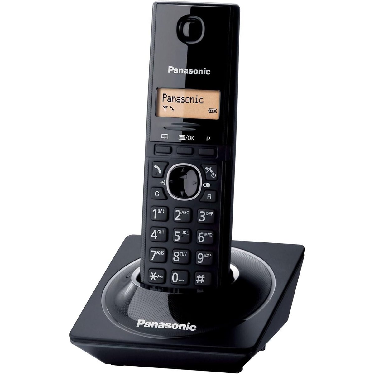 Panasonic KX-TG1711 Cordless Phone, Black