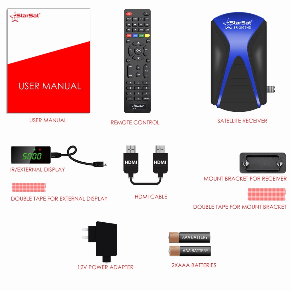 StarSat SR-2075HD Full HD Satellite Receiver