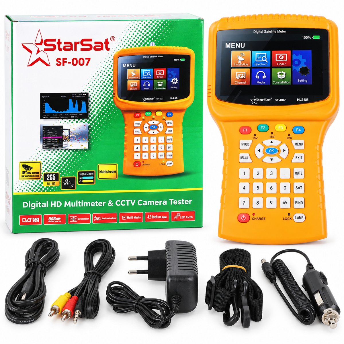 Starsat SF-007 Digital Satellite Finder and CCTV Tester