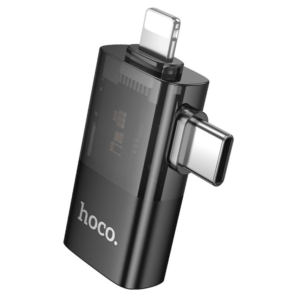 Hoco UA36E 2-in-1 OTG Adapter for Type-C and Lightning