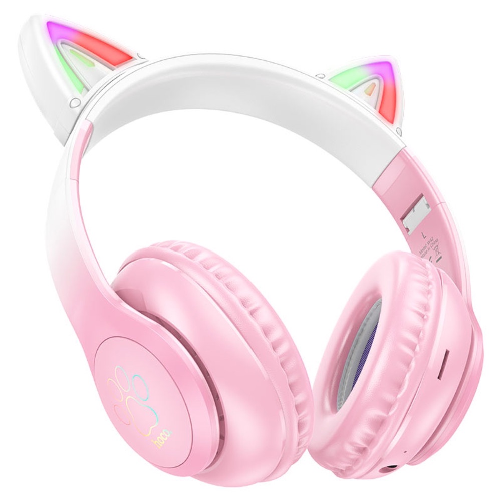 Hoco W42 Cat Ears Wireless and Wired Headphones